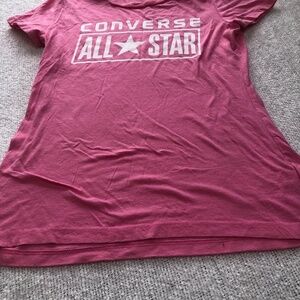 CONVERSE All Star size small pink shirt.
